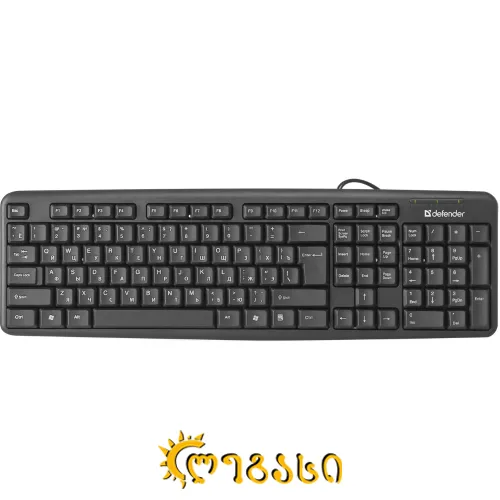 კლავიატურა Element HB-520 USB B(black) (45522) Defender 4714033455220