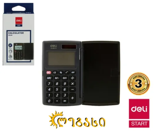 გამომთვლელი მანქანა 8 თანრიგიანი DELI 39219