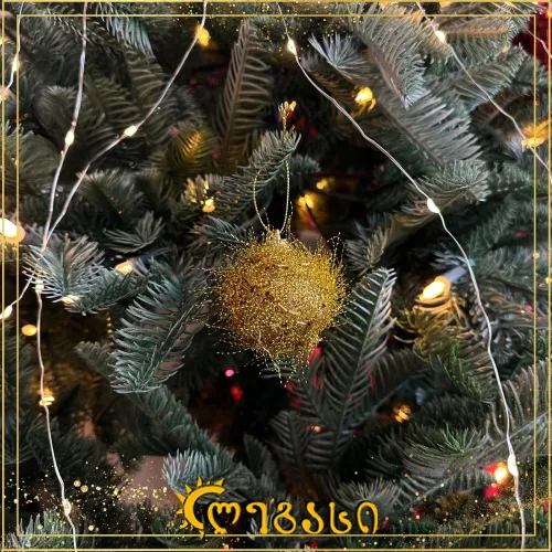 ნაძვის ხის სათამაშო 6 ცალი