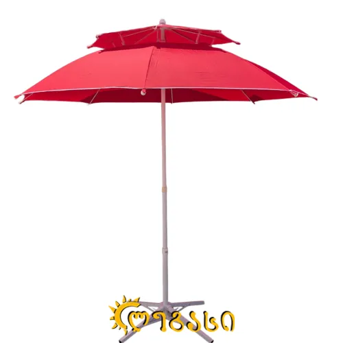 პლაჟის ქოლგა 200-სმ სილიკონის