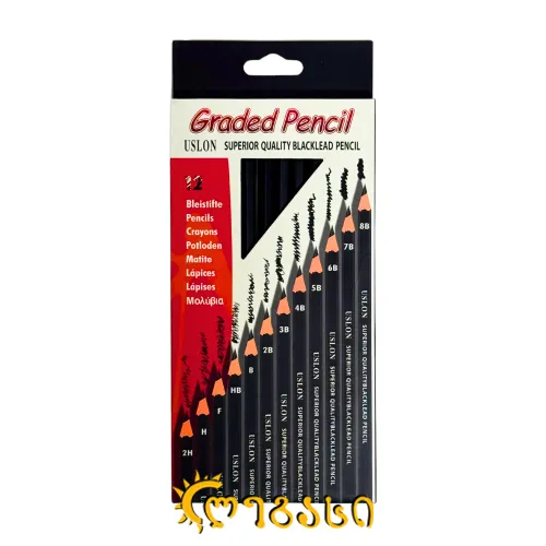 სამხატვრო/გრაფიკული ფანქრების ნაკრები (12 ფანქარი)