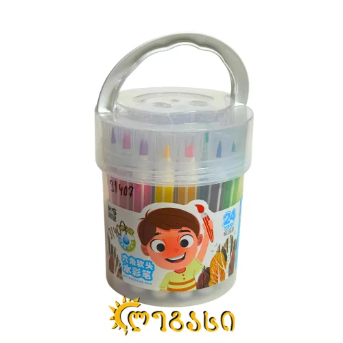 ფლომასტერი (24 ფერი)