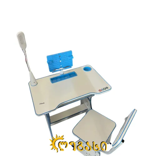 ბავშვის სამეცადინო მაგიდა სკამით