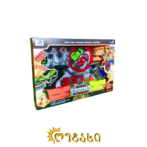 სათამაშო ნაკრები ACCELERATED SPRINT ALLOY AUTOMOBILE SERIES