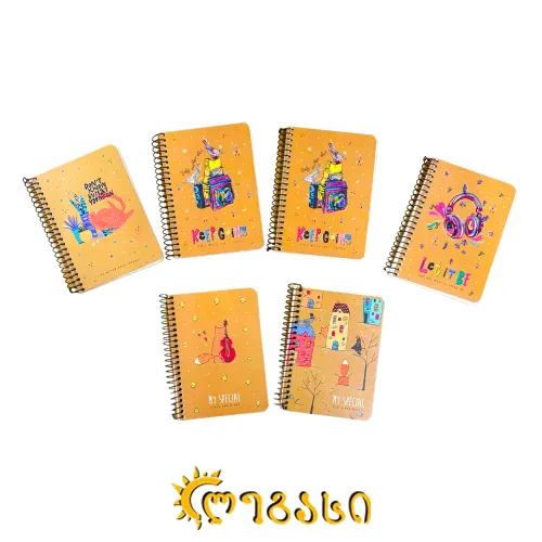 ბლოკნოტი სქეჩბუქი A6 (80 ფურცლიანი) 