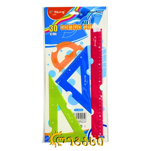 სახაზავების ნაკრები (4 ცალი) YL33002