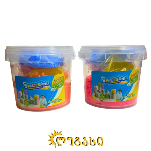 კინეტიკური ქვიშა საძერწი ფორმებით