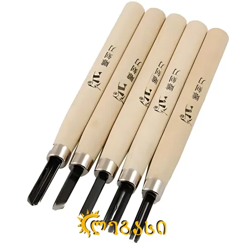 ხის დასამუშავებელი იარაღების ნაკრები (5 ცალი)