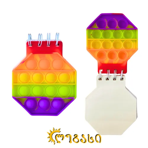 მინი ფოფით ბლოკნოტი (10X9 სმ)