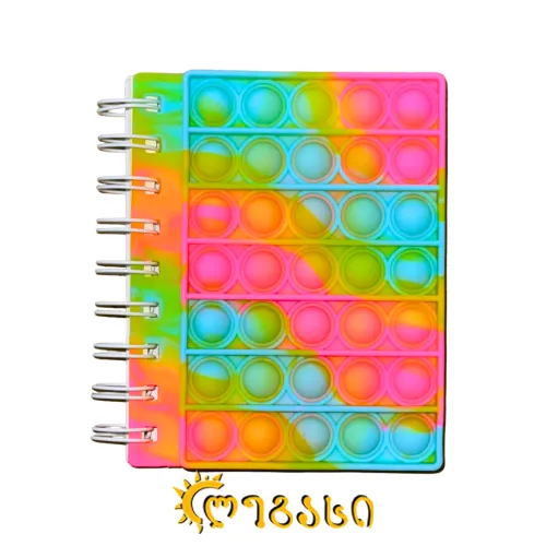 ფოფით ბლოკნოტი ცალხაზა (12X9 სმ)