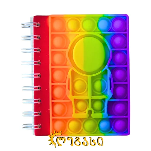 ფოფით ბლოკნოტი ცალხაზა (12X9 სმ)