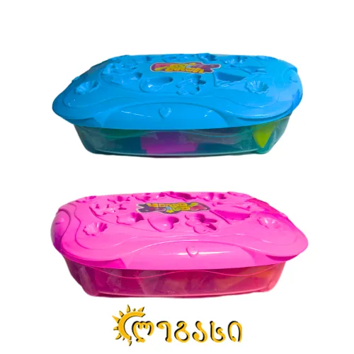 პლასტელინი Play Dough საძერწი ფორმებით (24 ფერი)