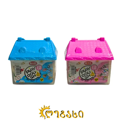 პლასტელინი (12 ფერი) Dough