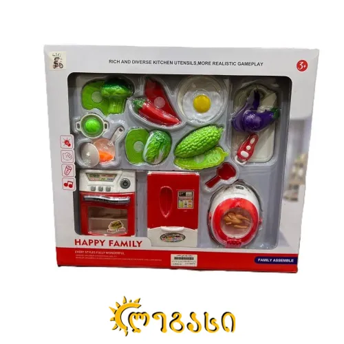 სათამაშო სამზარეულოს ნაკრები