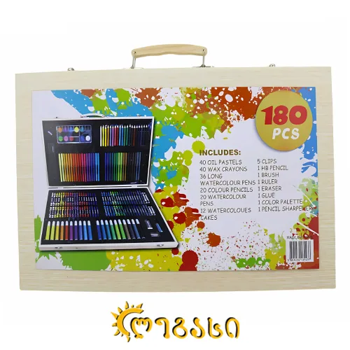 ნაკრები: ფლომასტერი და ფანქრები