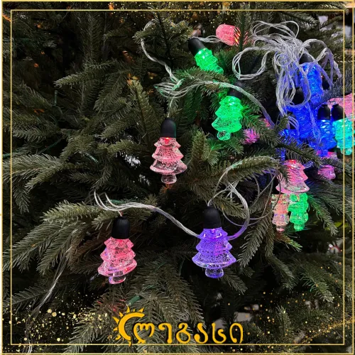 საახალწლო ნაძვის ხის განათება(5-მ)