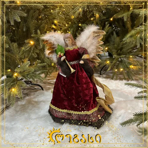 საახალწლო დეკორატიული თოჯინა - ანგელოზი