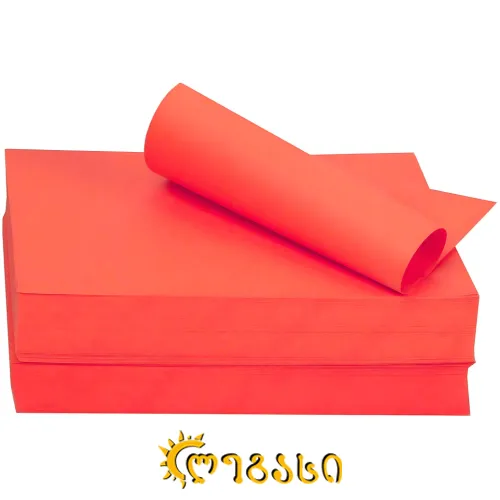 ფერადი ქაღალდი A4 160გრ 250(ფურც) 210