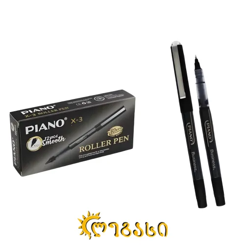 საწერი კალამი პიანო ტუშის წითელი-36393-ლურჯი 36394-ლურჯი 36395