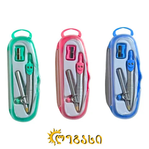 სახაზავი ნაკრები (ფარგალი, ფანქარი, სათლელი)