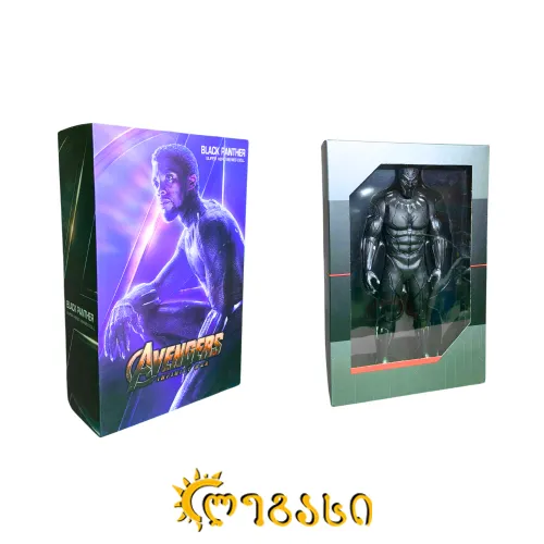 საკოლექციო ფიგურა - შავი პანთერა SUPER HERO SERIES DOLL (BLACK PANTER) 31 სმ