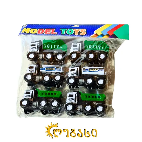 სათამაშო მანქანების ნაკრები MODEL TOYS