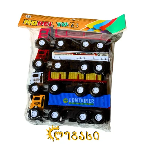 სათამაშო მანქანების ნაკრები MODEL TOYS