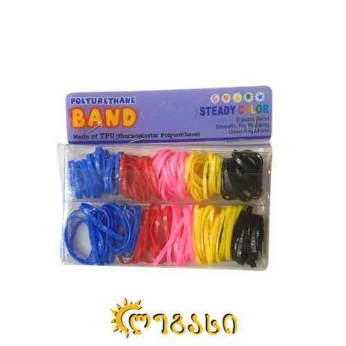 კაუჩუკის რეზინა საბავშვო ფერადი 32-ფერი