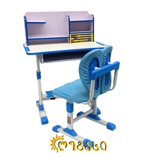 საბავშვო მაგიდა სკამით