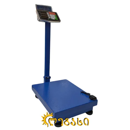 ელექტრო სასწორი მზის სატენით 300-კგ.