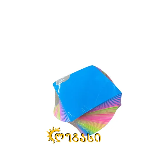 ჩასანიშნი ფურცელი ფერადი(არაწებოვანი) 500-ფურც.