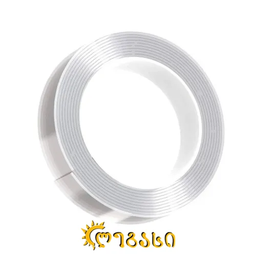 ორმხრივი სკოჩი გამჭირვ. 1.5-სმ. 1-მმ. 5-მეტ.