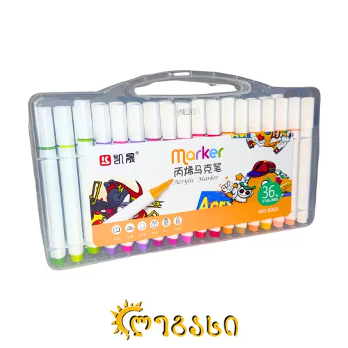აკრილის მარკერი (36 ფერი) ACRYLIC MARKER
