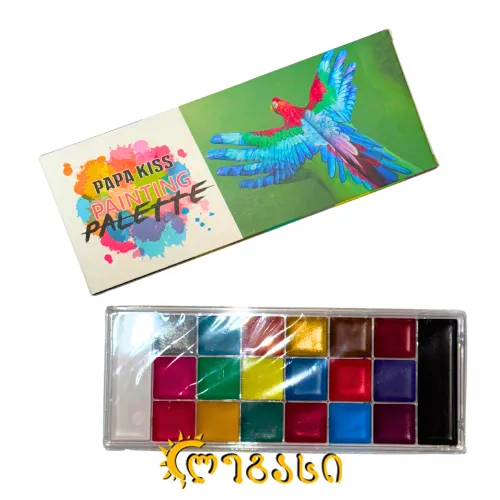 სახისა და ტანის მოსახატი საღებავი PAINTING PALETTE