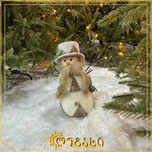 თოვლის ბაბუს დეკორაცია