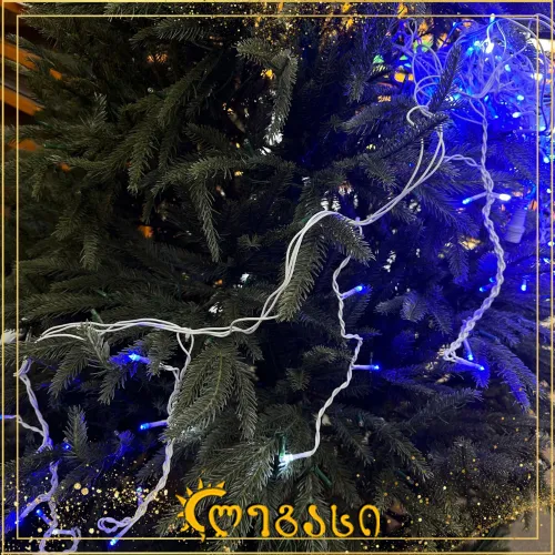 ნაძვის ხის განათება  120-ნათ. 6-მეტ.