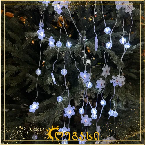 ნაძვის ხის განათება  ჩამოსაკიდი