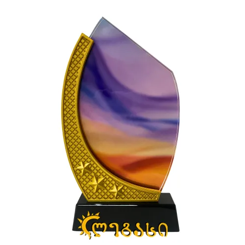 სპორტის თასი მინის 24.5 სმ.