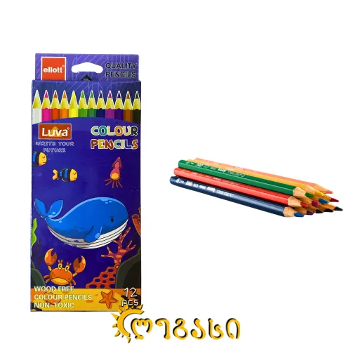 ფანქარი 12 ფერი