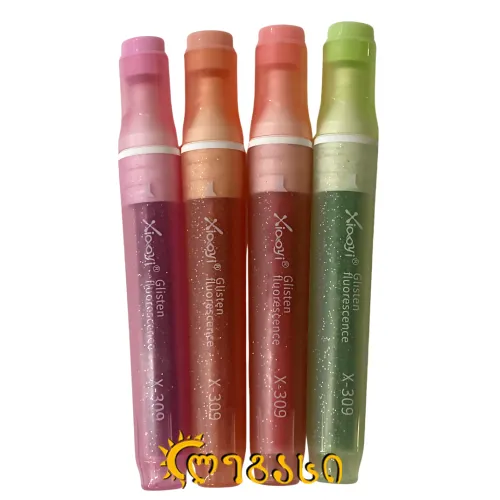 ფლომასტერი ბრჭყვიალებით 4 ფერი