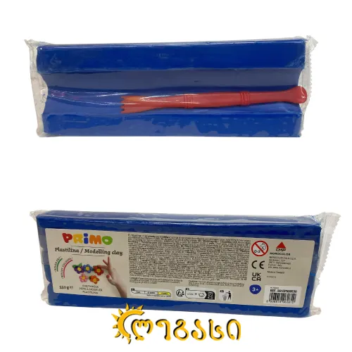 პლასტელინი Plasticine bar 550 gr BLUE  261CP550530 PRIMO