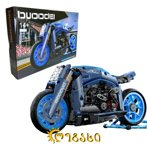 ასაწყობი სათამაშო მოტოციკლი BUOODEI