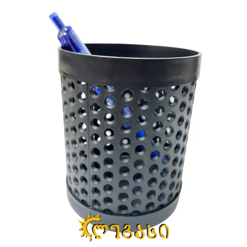 საოფისე მაგიდის ჭიქა პლასმასის