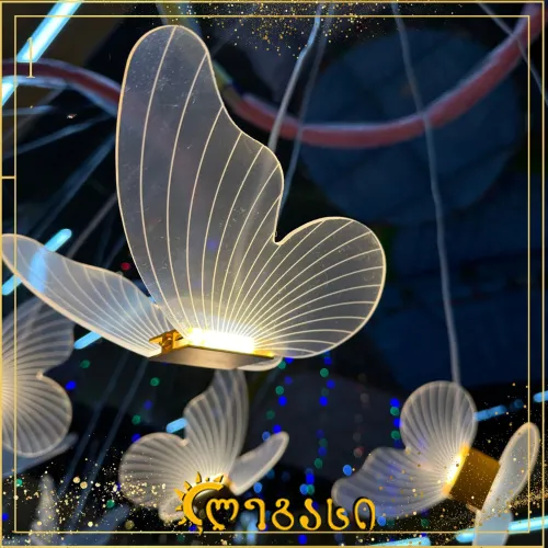 ნაძვის ხის განათება  ჩამოსაკიდი