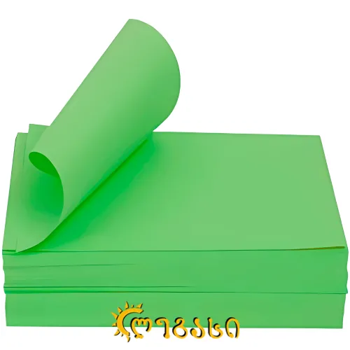 ფერადი ქაღალდი A4 160გრ 250(ფურც) 230