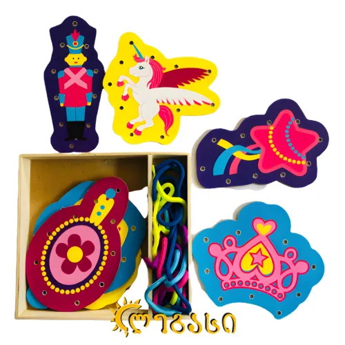 საქსოვი სათამაშო - ხის 