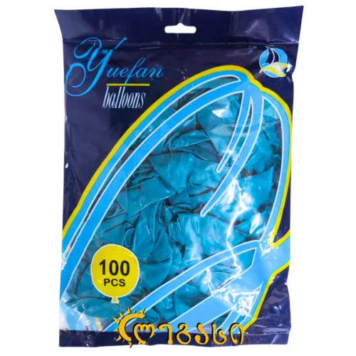 გასაბერი ბუშტი 100ც (ლურჯი)