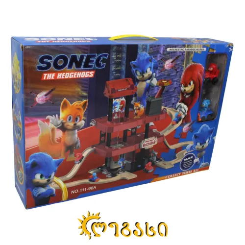 სათამაშო მანქანების ნაკრები - სონიკი SONIC: THE HEDGEHOGS