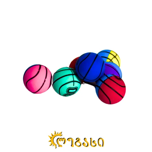 კაუჩუკის ბურთები