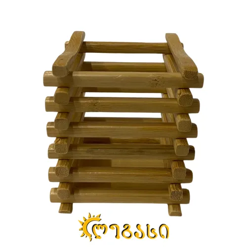 საოფისე მაგიდის ჭიქა ხის